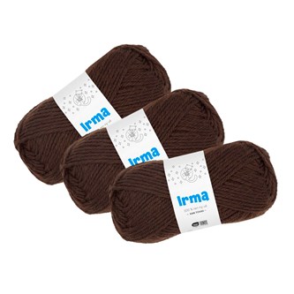 Ullgarn Irma brun 20 stk