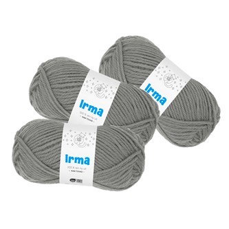 Ullgarn Irma grå 20 stk