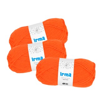 Ullgarn Irma oransje 20 stk