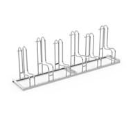 Sykkelstativ høyt 6 sykler