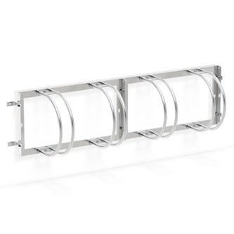 Sykkelstativ vegghengt 4 sykler