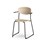 Stol Collab FSC 4-ben armlene sh 45 cm svart