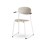 Stol Collab FSC 4-ben armlene sh 45 cm hvit