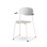 Stol Collab FSC 4-ben armlene sh 45 cm hvit