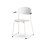 Stol Collab FSC 4-ben armlene sh 45 cm hvit