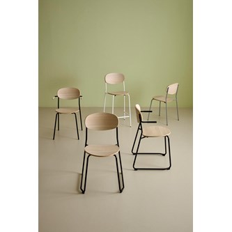 Stol Collab FSC meie sh 45 cm svart