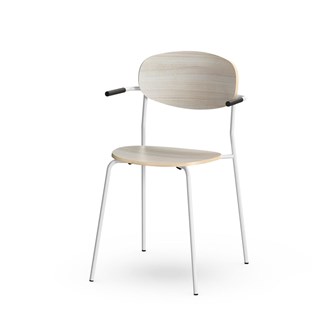Stol Collab FSC meie armlene sh 45 cm sølv