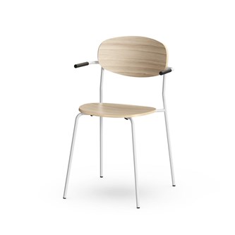 Stol Collab FSC meie armlene sh 45 cm sølv