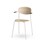 Stol Collab FSC meie armlene sh 45 cm sølv