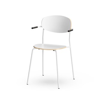 Stol Collab FSC meie armlene sh 45 cm hvit