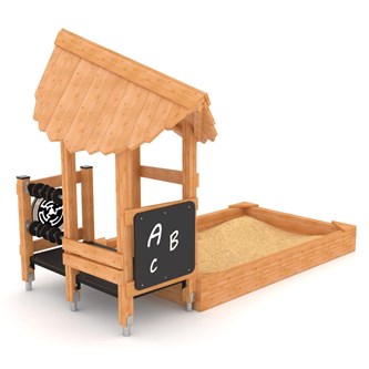 Naturo lekehus med sandkasse NT3655