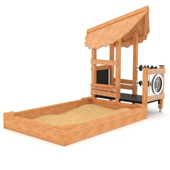 Naturo lekehus med sandkasse NT3655