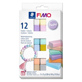 Polymerleire FIMO soft pastell 12x25 g
