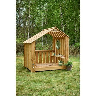 Naturiq lekehus med benk