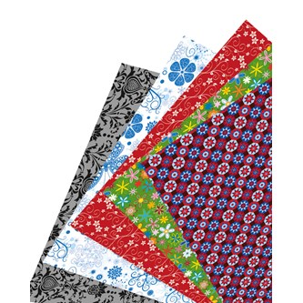 Origamipapir med motiv 15x15 cm 50 ark