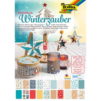 Motivpapir vinter 20 ark