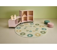 Teppe tikk-takk Ø180 cm