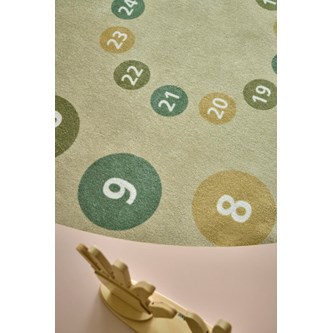 Teppe tikk-takk Ø180 cm