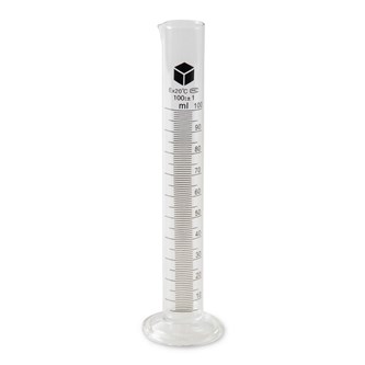 Målesylinder høy 100 ml
