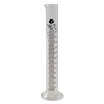 Målesylinder høy 250 ml