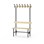 Novis Basic enkel sittebenk 100 cm svart stativ