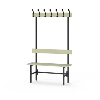 Novis Elite enkel sittebenk 100 cm svart stativ