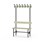 Novis Elite enkel sittebenk 100 cm svart stativ