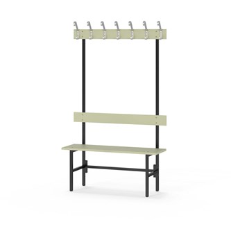 Novis Elite enkel sittebenk 100 cm svart stativ