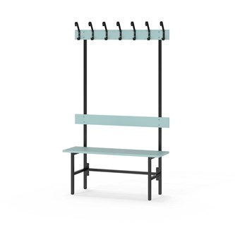 Novis Elite enkel sittebenk 100 cm svart stativ