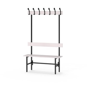 Novis Elite enkel sittebenk 100 cm svart stativ