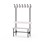 Novis Elite enkel sittebenk 100 cm svart stativ