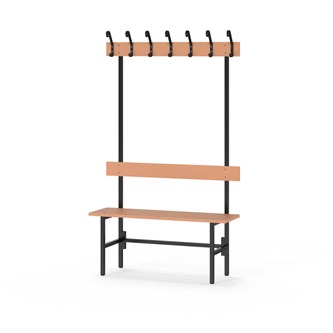 Novis Elite enkel sittebenk 100 cm svart stativ