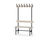 Novis Elite enkel sittebenk 100 cm svart stativ