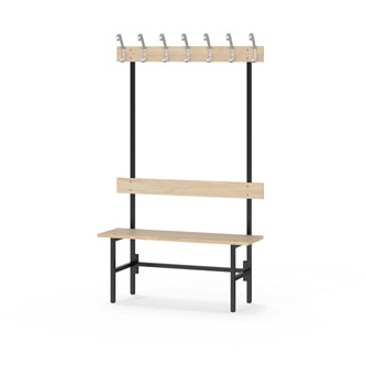 Novis Elite enkel sittebenk 100 cm svart stativ