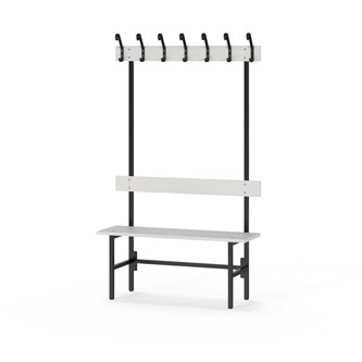 Novis Elite enkel sittebenk 100 cm svart stativ
