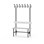 Novis Elite enkel sittebenk 100 cm svart stativ