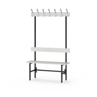 Novis Elite enkel sittebenk 100 cm svart stativ