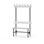 Novis Elite enkel sittebenk 100 cm svart stativ