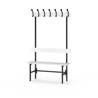 Novis Elite enkel sittebenk 100 cm svart stativ
