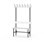 Novis Elite enkel sittebenk 100 cm svart stativ