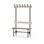 Novis Compact enkel sittebenk 100 cm svart stativ