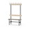 Novis Compact enkel sittebenk 100 cm svart stativ