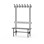 Novis Compact enkel sittebenk 100 cm svart stativ