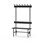 Novis Compact enkel sittebenk 100 cm svart stativ