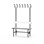 Novis Compact enkel sittebenk 100 cm svart stativ
