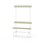 Novis Elite enkel sittebenk 100 cm hvitt stativ