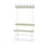 Novis Elite enkel sittebenk 100 cm hvitt stativ