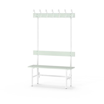 Novis Elite enkel sittebenk 100 cm hvitt stativ