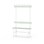 Novis Elite enkel sittebenk 100 cm hvitt stativ