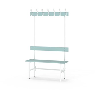 Novis Elite enkel sittebenk 100 cm hvitt stativ